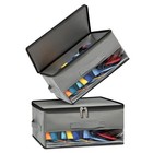 2 Pcs Stackable Hat Storage For Baseball Caps  Space Saving Hat Organizer Grey