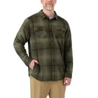 Voyager Men s Super Plush Shirt Jacket  Green  Size Xl