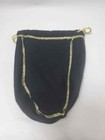 Crown Royal Custom Black Small Pint Bag W  Hemp Leaf Patch