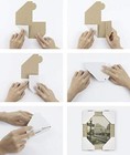 Adjustable Picture Frame Cardboard Corner Protectors For Packing 0 5  - 1 5 