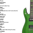 Kenny Hickey Schecter C-1 Ex S Guitar Specs Poster Art Print