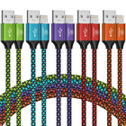 Iphone Charger 5 Pack 10 Ft Usb Lightning Cable Apple Mfi Certified Cable Fas   