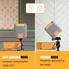 Laser Level 360 Self Leveling  100 Feet Green Laser Pointer With 4 Brightness   