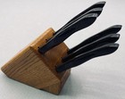 6 Cutco 1759 Jd Table Knife Black Handle Serrated Steak Knife W  Block Usa Made