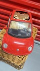 Barbie Volkswagen Beetle Convertible Doll Car Vehicle Red W  Beige Interior 11 