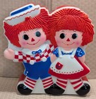 Vintage 1977 Janex Raggedy Ann   Andy Talking Coin Bank W Original Box  read 