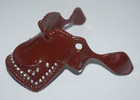 Vtg Hartland Plastics Brown Western Horse Saddle Dale Evans Genuine Original