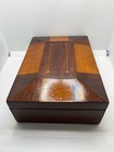 Antique 19th Century Shaker Sewing Box W  Key   Accessories