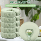 24 Pcs Face Cradle Covers For Massage Table Microfiber Reusable Soft Thicker Mas