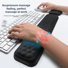 Keyboard Wrist Rest Pad And Mouse Rubber Wrist Rest Support Cushion Memory Foam