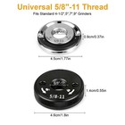 2pcs 4-1 2 -9 angle Grinder Flange Nut 5 8 -11 Quick Release Locking Arbor Nut