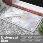 Front Door Mat  30 x17  Marble Style Indoor Outdoor Welcome Mat  Heavy Duty L   