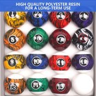 Vssal Billiard Ball Set Pool Table Balls Marble-swirl Style 2 25   Multicolor