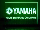 Yamaha   elite Series  Etched Acrylic Led Sign W black Acrylic Base