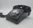 1 1956 Black Bell System Western Electric Cd 500 Rotary Telephone Works Great 