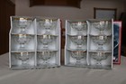 Italy Set Of 12 Vintage Rose Gold Trimmed Goblet sherbert Footed Glasses Aramco