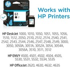 Genuine Hp 61 Black Ink Cartridge  170 Pages Ch561wn 140 Original Exp - 03 27
