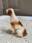 Bone China porcelain Pointer Dog Figurine Brown And White - Glossy Hand Painted