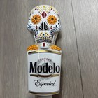 Rare  Modelo 12    Sugar Skull Beer Draft Tap Handle Day Of The Dead Cinco De Mayo