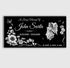 Granite Headstone Tombstone Grave Marker 20 x10 x3  Diamond Engraved