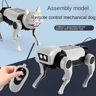 Remote Control Robot Dog Diy Assembly Science Educational Toy Gift For Boy Girls