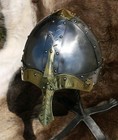 Hardened Head Norman 18ga Sca Larp Viking Helmet Replica Helmet