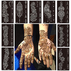 9 Sheet Temporary Tattoo Stencils henna Tattoo Kit Reusable Henna Tattoo Henna 