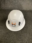 Studson Shk-1 Vented Full Brim Class C Safety Helmet  White  Third Party Logo