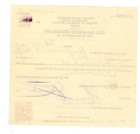 Philippines Rare Tax Clearance Certification With Revenue Stamp         24-c256 