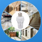Infrared Pir Motion Sensor E27 Led Light Lamp Bulb Holder Socket Switch 110 220v