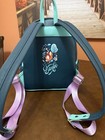 Loungefly Disney Bambi Mini Backpack Floral Woodland Print Blue Teal Purple