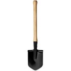 Coldsteel Spetsnaz Shovel Trench Medium Natural Wood Handle Carbon Steel Black