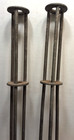 Old Original Lightning Rod Weathervane Braces Matching Pair New Old Stock