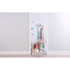 Carlson Extra Wide Walk-through Pet Dog Gate With Small Cat Door  White  31  H