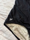 Speedo One Piece Swimsuit Womens Size 20 Solid Black Nwt New Plus Size