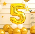 40-inch Gold Number Foil Balloons   Birthday Balloons   Huge Number Balloons Usa