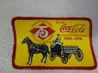 Vintage Coca Cola 75th Anniversary 1901-1976 Cincinnati Oh Uniform Patch 3 X 4 5