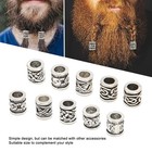 10pcs Viking Beard Beads For Men Beard  Hair Beard Pendant And Pendant  Diy B   