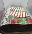 Vintage Coca-cola Advertising Christmas Corrugated Cardboard Banner Roll