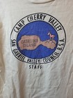 Vtg Rare 1960 s Bsa Camp Cherry Valley San Gabriel Catalina Island Staff Tee Med
