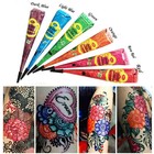 Golecha Henna Mehandi Temporary Tattoo - Multicolor - 6 Cones
