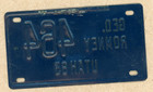 1963 Utah Geo  Romney 464 Miniture License Plate 2-1 4  X 4 