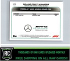 2022 Topps Formula 1 Lewis Hamilton  171 Mercedes-amg Petronas Formula One Team