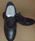  Boy s Mens Black  Character Oxford Jazz Theater Showchoir Leather Sole Theatric