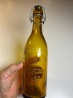 Antique J Gahm Boston Honey Blob Top Blobtop Schlitz Milwaukee Pictorial Bottle