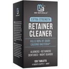 Denture Cleaner Tablets - Mint Flavor  4 Month Supply  Removes Stains   Odors  C