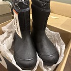Kids youth Us 2 Bogs K Snow Shell Winter Boots black Waterproof Insulated New