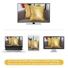 2 Pack 18x18 Inch Decorative Sequin Pillow Covers For Couch Sofa Cushion Case