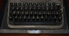 1930s Underwood Embossed  Noiseless Portable Typewriter W case