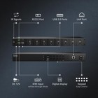Tesmart 8x1 Hdmi Kvm Switch 8 Port 4k 30hz  Usb2 0 Rackmount Kvm Enterprise-g   